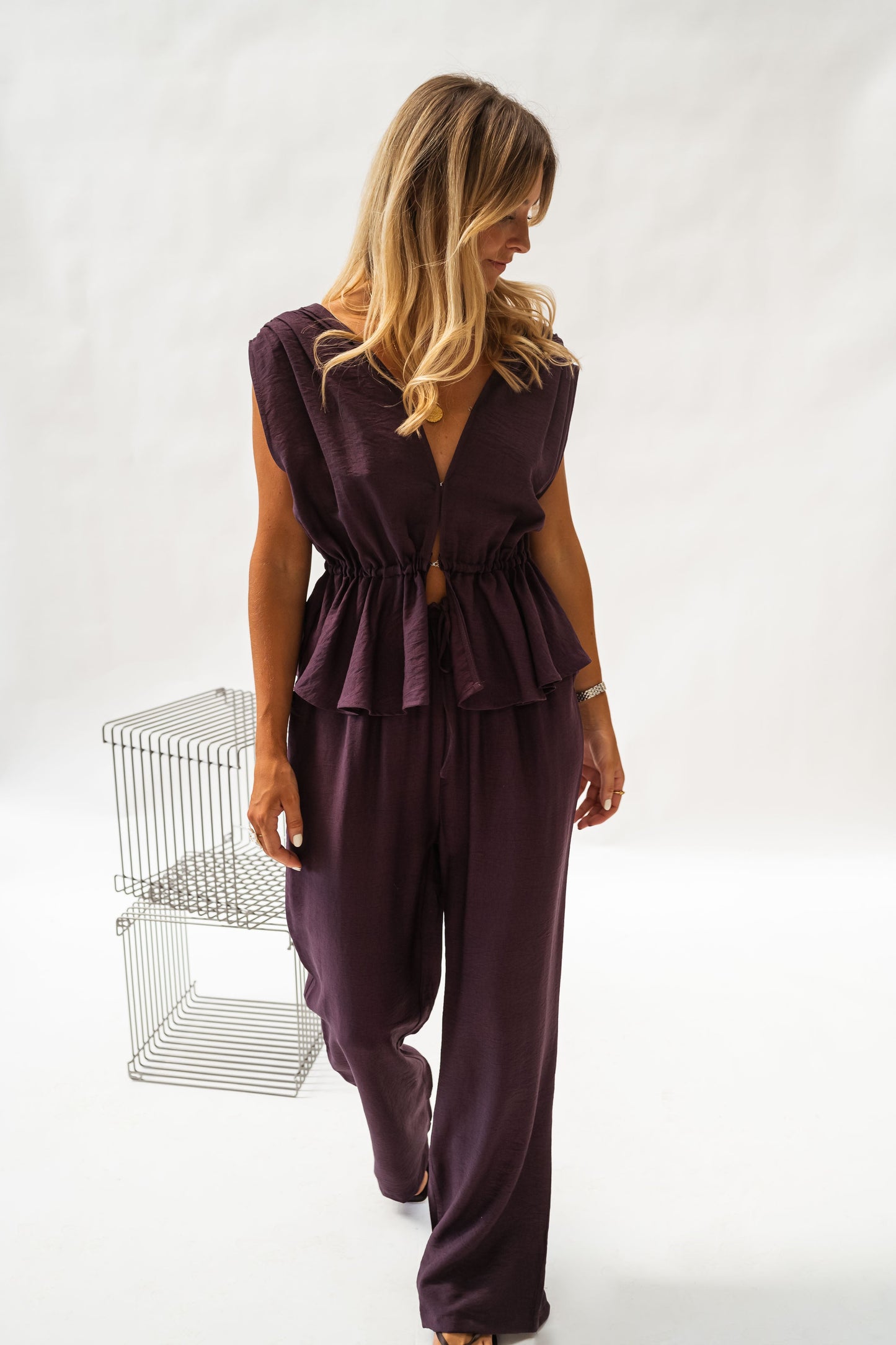 Purple Nola Top