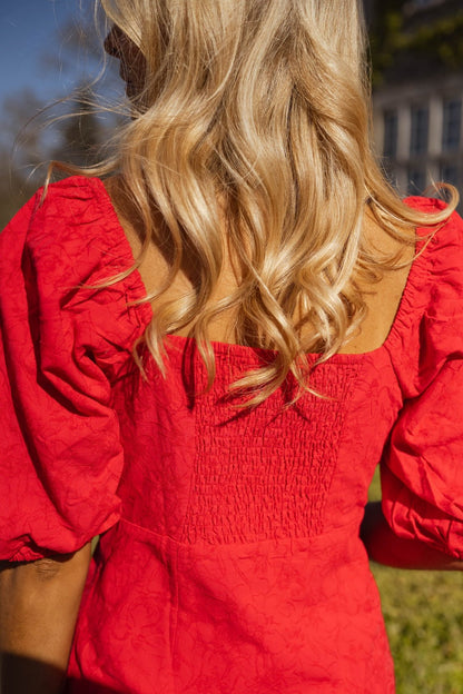 Red Mia Dress