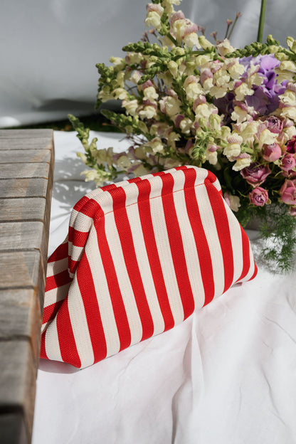 Red Striped Arabella Bag
