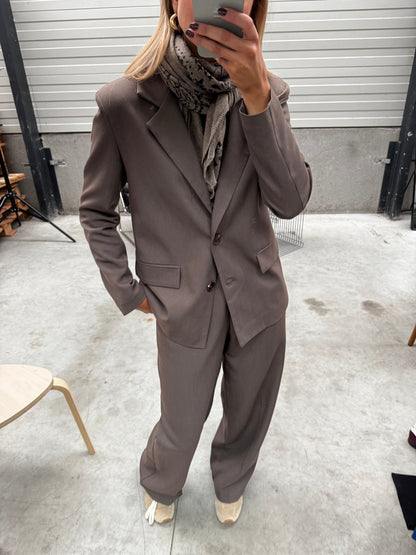 Taupe Bossy Blazer