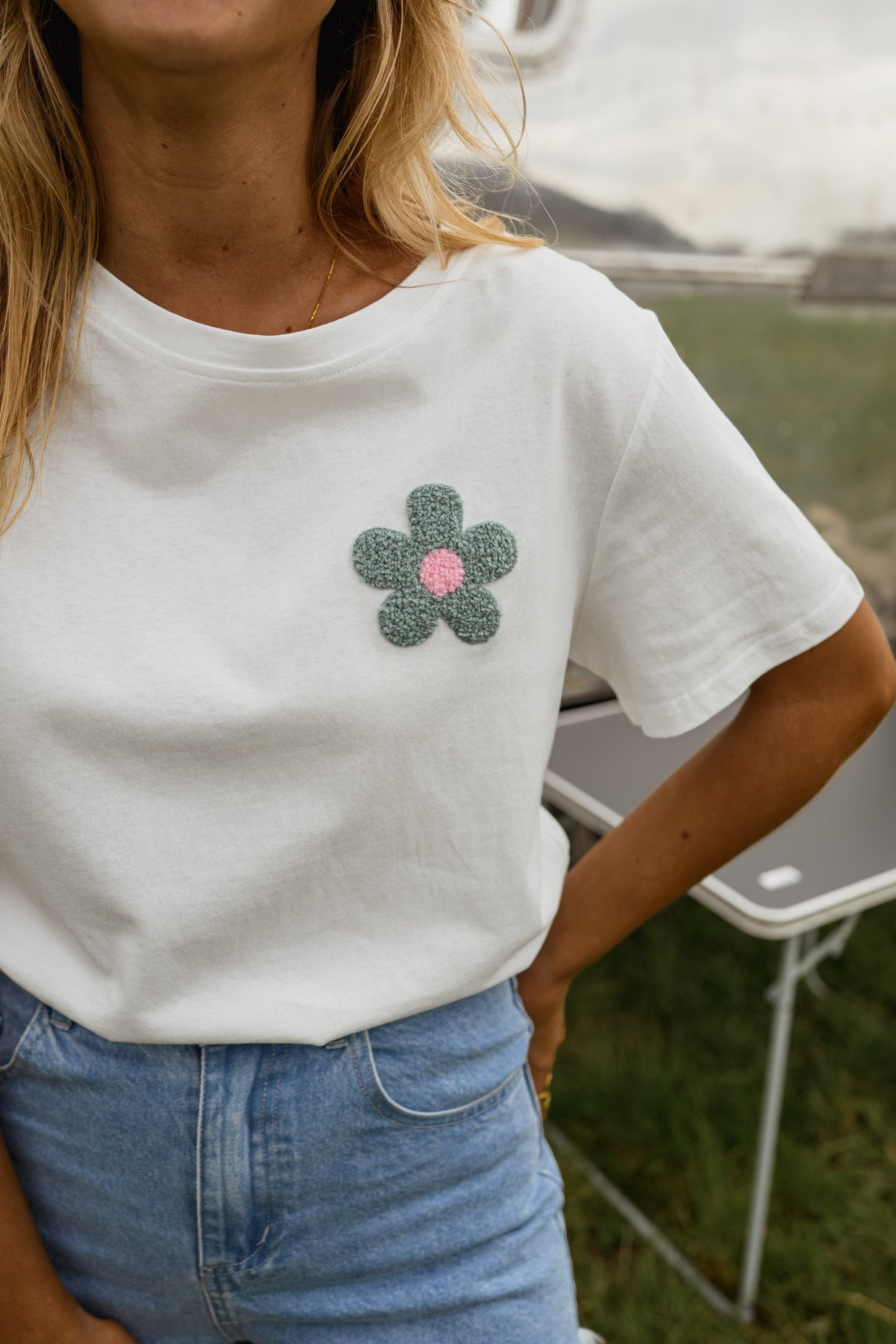 White Flora T-Shirt