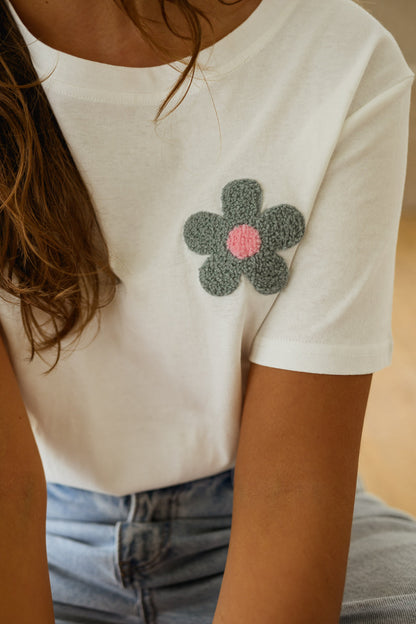 White Flora T-Shirt