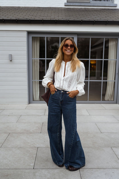 White Grain Blouse