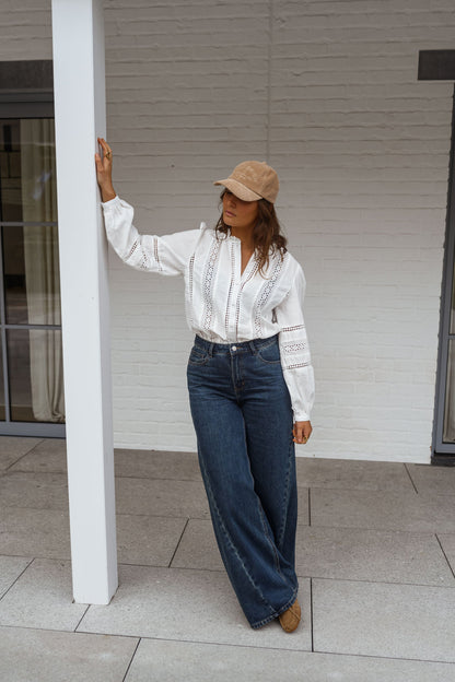 White Grain Blouse