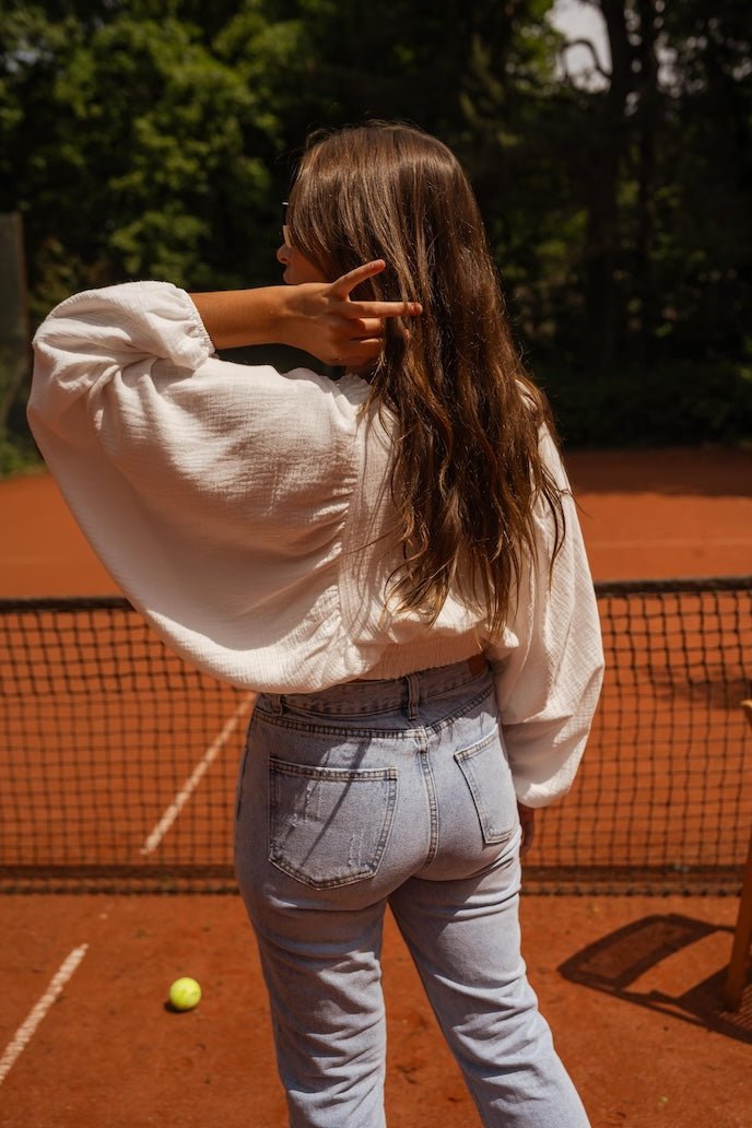 White Manoa Blouse