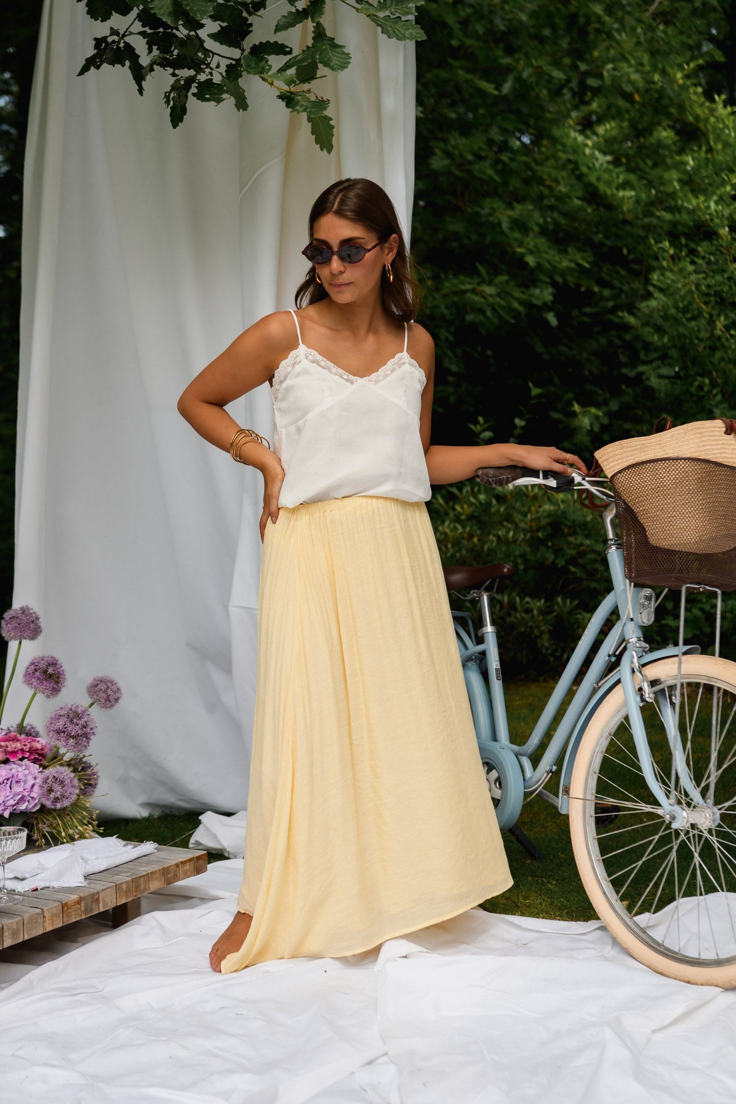 Yellow Augusta Skirt