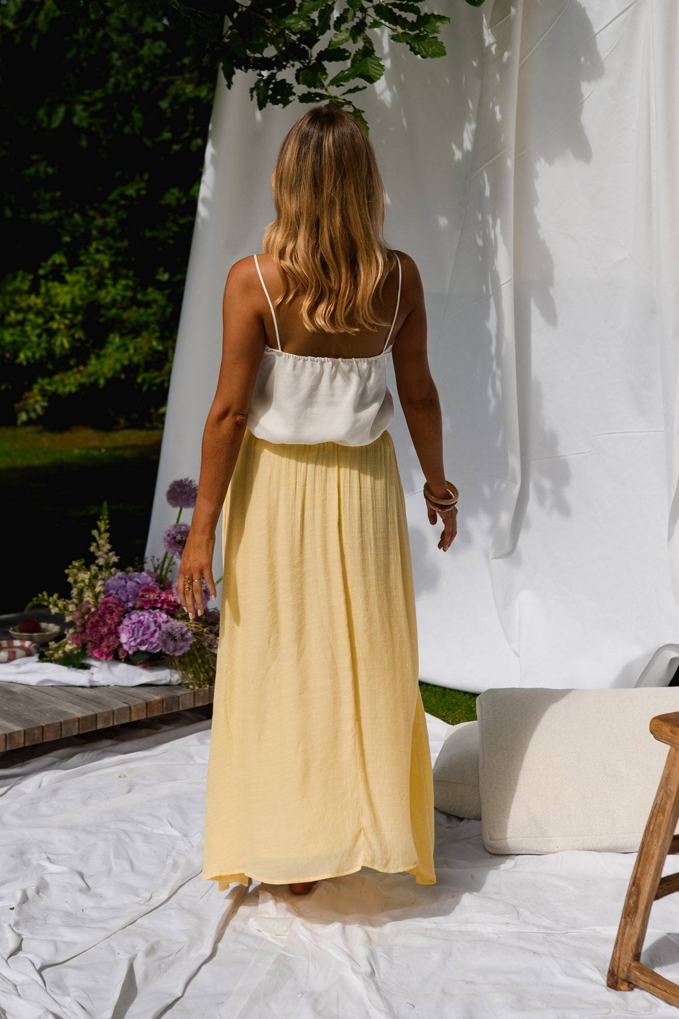 Yellow Augusta Skirt