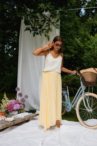 Yellow Augusta Skirt