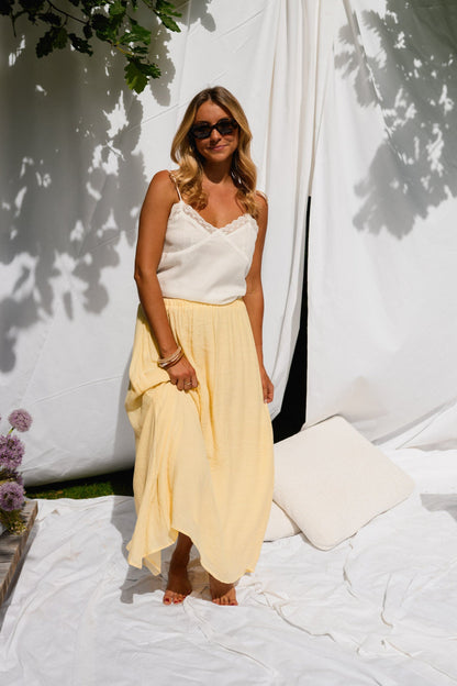Yellow Augusta Skirt
