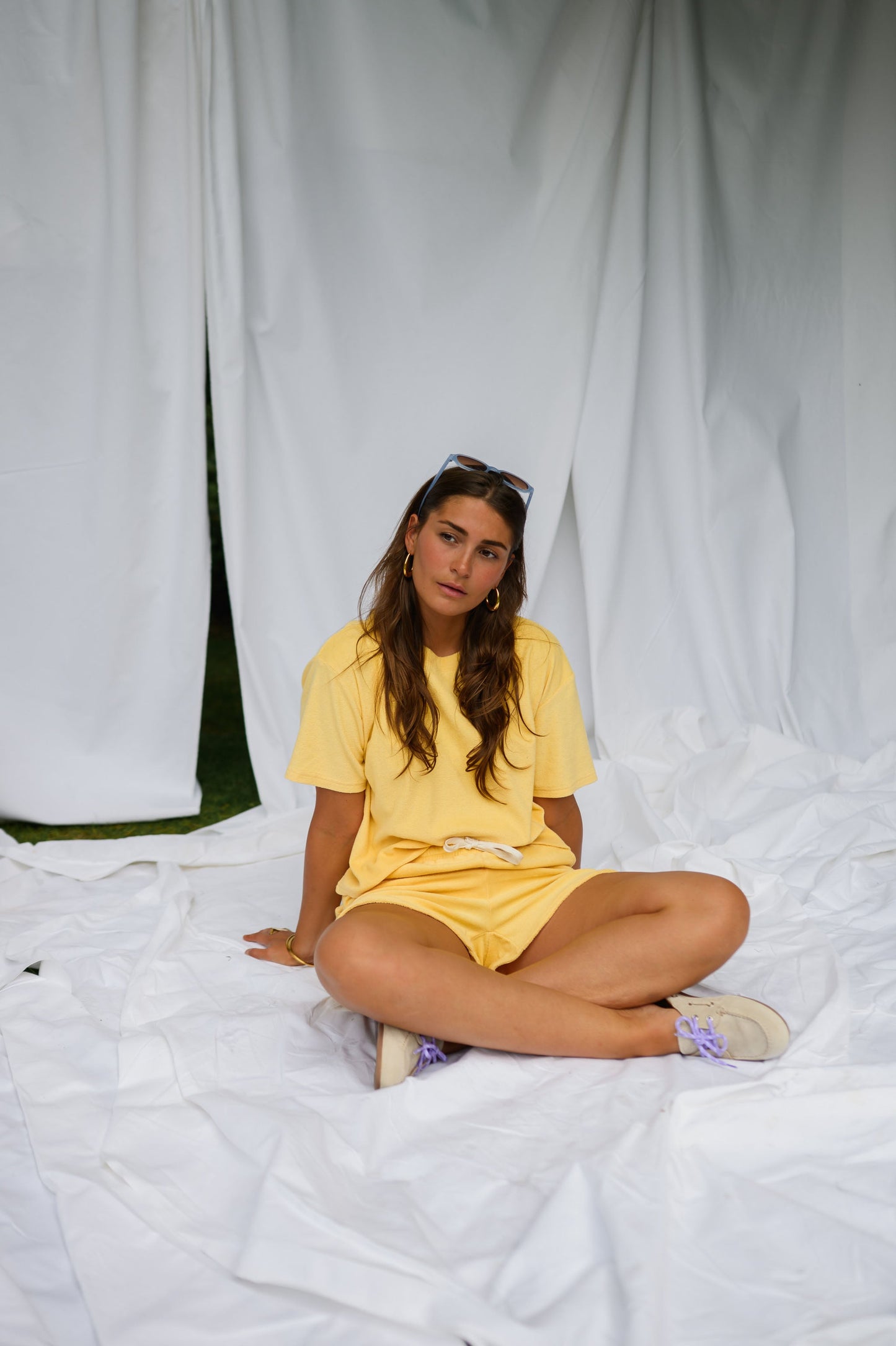 Yellow Terry Joan Set