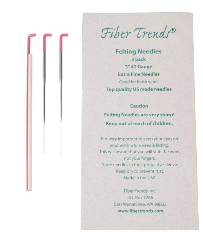 Fiber Trendz felting needles-Needles-Bryson-42 Gauge Extra Fine Point-Alpaca Direct