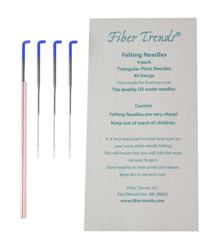Fiber Trendz felting needles-Needles-Bryson-40 Gauge Triangular Point-Alpaca Direct