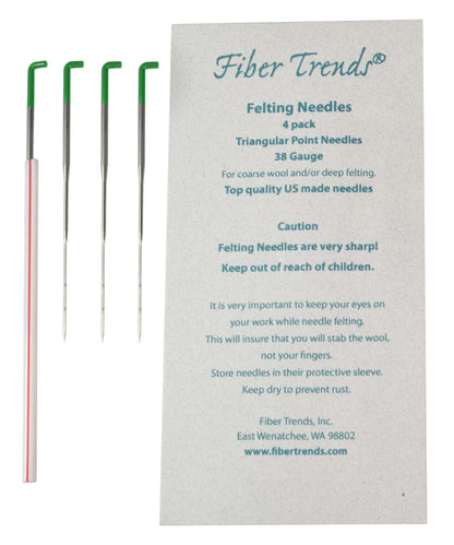 Fiber Trendz felting needles-Needles-Bryson-38 Gauge Triangular Point-Alpaca Direct