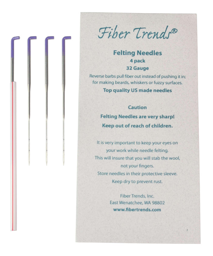 Fiber Trendz felting needles-Needles-Bryson-32 Gauge Reverse Barb-Alpaca Direct