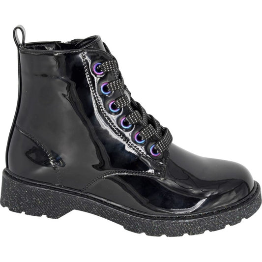 Cipriata Kids Adria 6 Eye Glitter Lace Boots