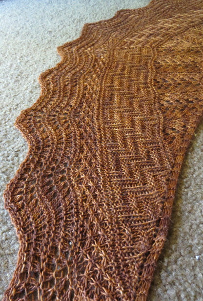 Geology Shawl by Verybusymonkey-Patterns-Verybusymonkey-Alpaca Direct