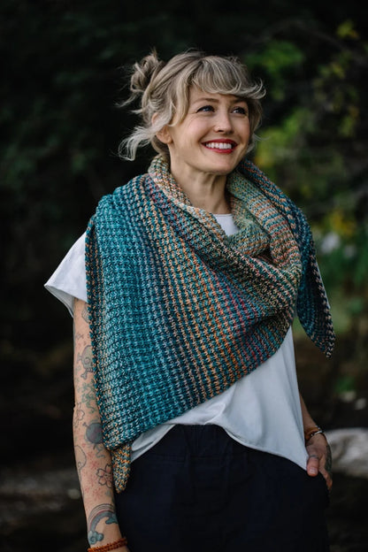 Inclinations Shawl by Andrea Mowry-Patterns-Alpaca Direct-Alpaca Direct
