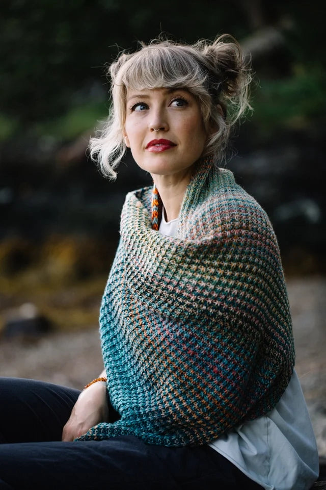 Inclinations Shawl by Andrea Mowry-Patterns-Alpaca Direct-Alpaca Direct