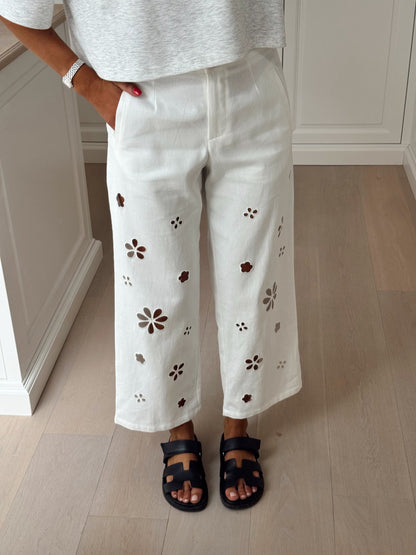 White Pres Jeans