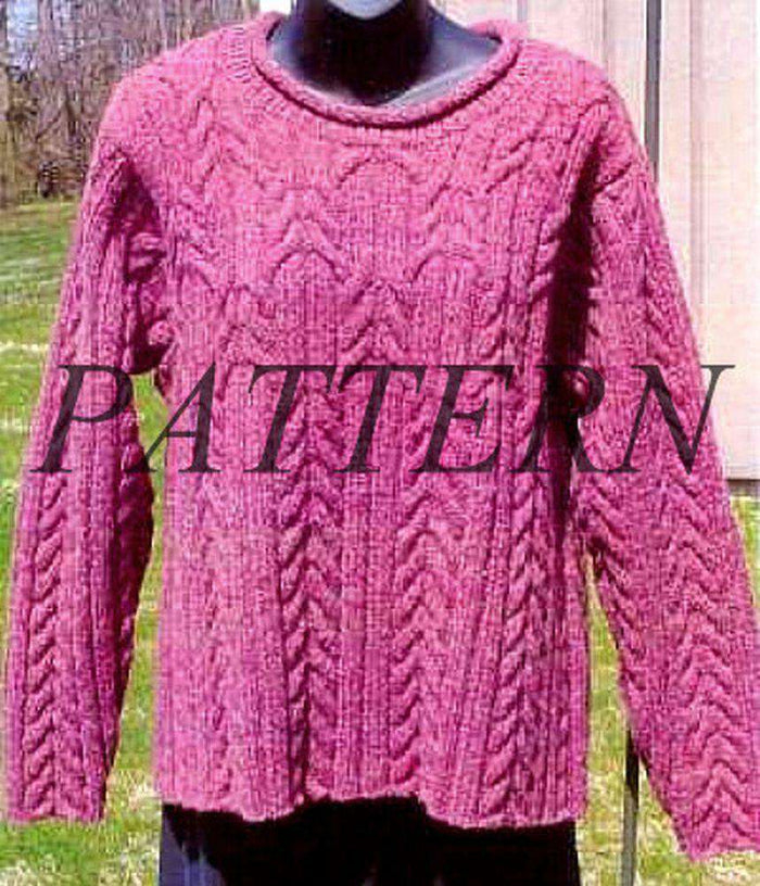 Kristmen's Design Studio Bramble Berry Sweater Pattern-Patterns-Kristmen's Design Studio-Alpaca Direct