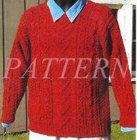 Kristmen's Design Studio Red Rocks Sweater Pattern-Patterns-Kristmen's Design Studio-Alpaca Direct