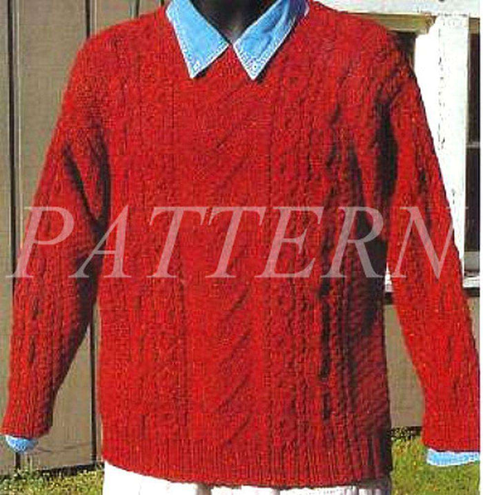 Kristmen's Design Studio Red Rocks Sweater Pattern-Patterns-Kristmen's Design Studio-Alpaca Direct