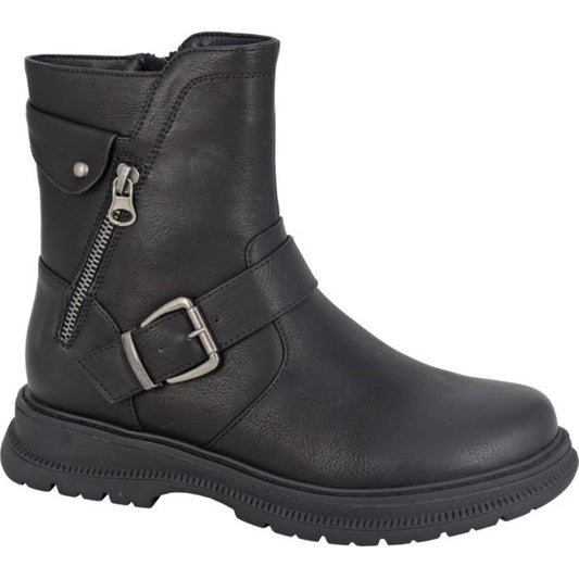 Cipriata Womens Tilda Ankle Biker Boots