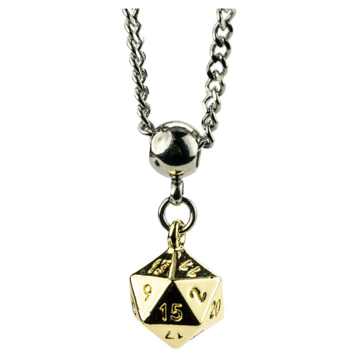 Lair Wear: D20 Dice Necklace: Gold Metal FOC October 15, 2026
