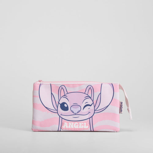 Lapicero triple rosa STITCH