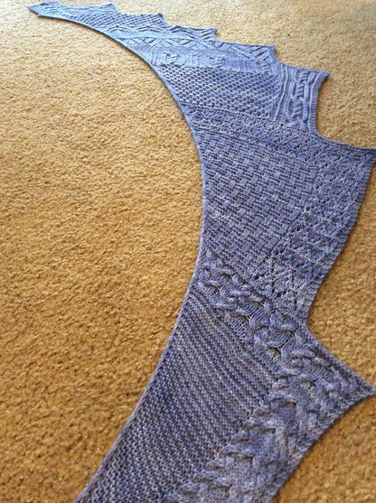 Luckdragon Shawl by Verybusymonkey-Patterns-Verybusymonkey-Alpaca Direct