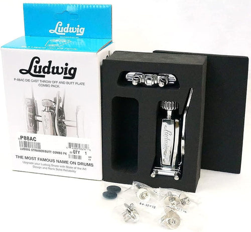 Ludwig P88AC Die-Cast Throw Off & Butt Plate Combo Pack