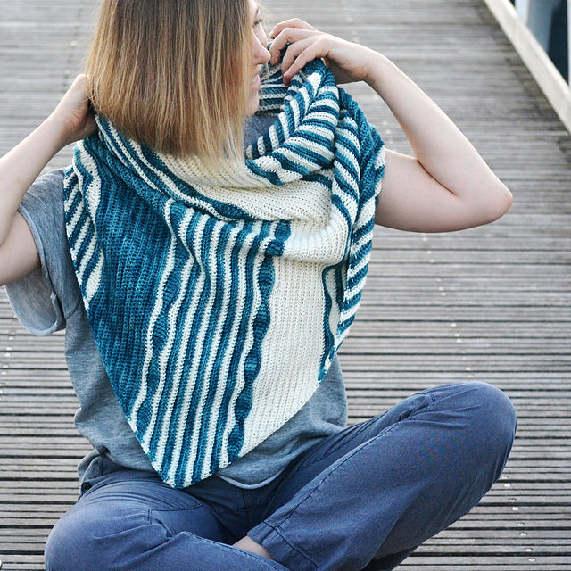 Mainsail Shawl by Lena Fedotova-Patterns-Lena Fedotova-Alpaca Direct