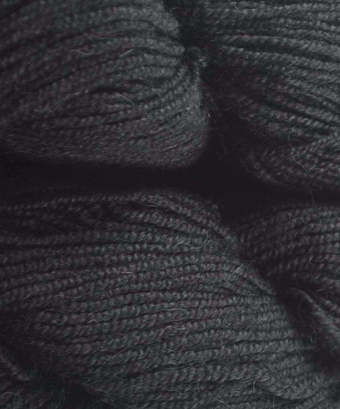 Malabrigo Dos Tierras-Yarn-Malabrigo Yarn-195 Black-Alpaca Direct