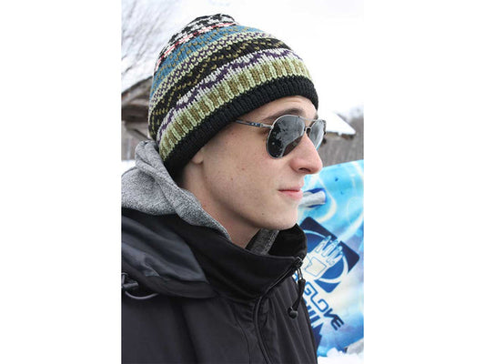 Men's Alpaca Beanie - Forest-Apparel-Alpaca Direct-Alpaca Direct