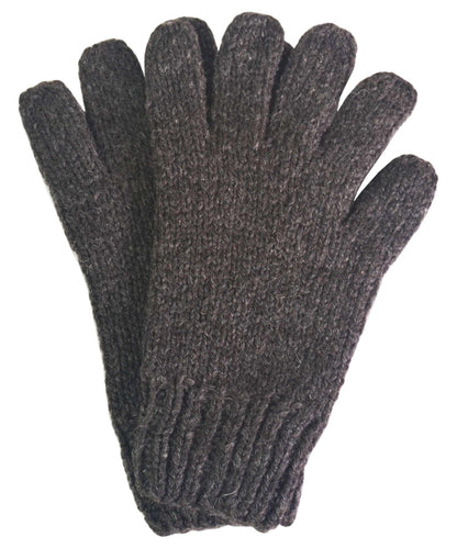 Men's Alpaca Gloves-Apparel-Alpaca Direct-One Size-Grey-Alpaca Direct