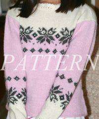 Misti Alpaca Maya Girls Nordic Sweater & Hat Pattern-Patterns-Misti Alpaca-Alpaca Direct