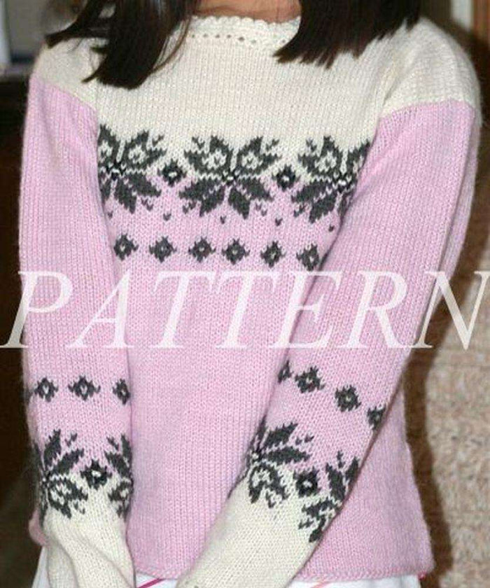 Misti Alpaca Maya Girls Nordic Sweater & Hat Pattern-Patterns-Misti Alpaca-Alpaca Direct