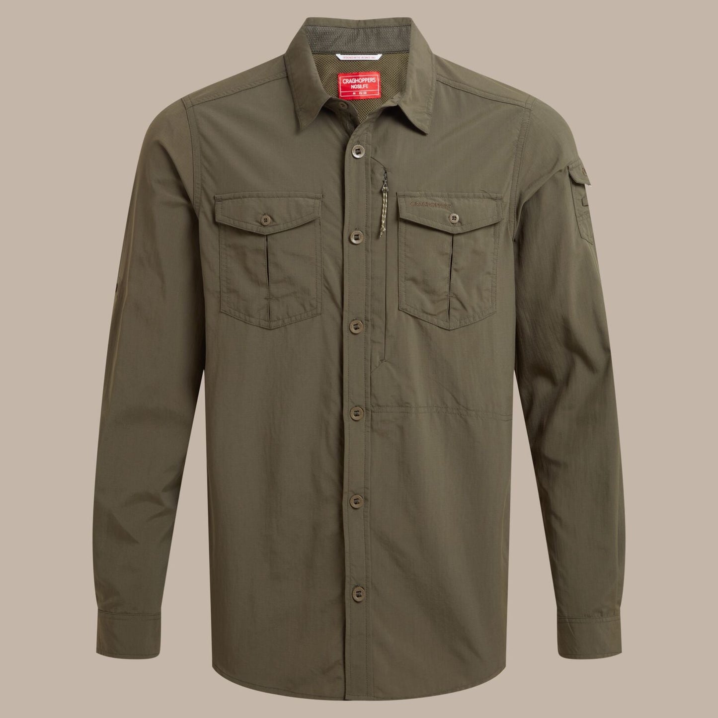 Craghoppers Mens NosiLife Adventure III Long Sleeve Shirt