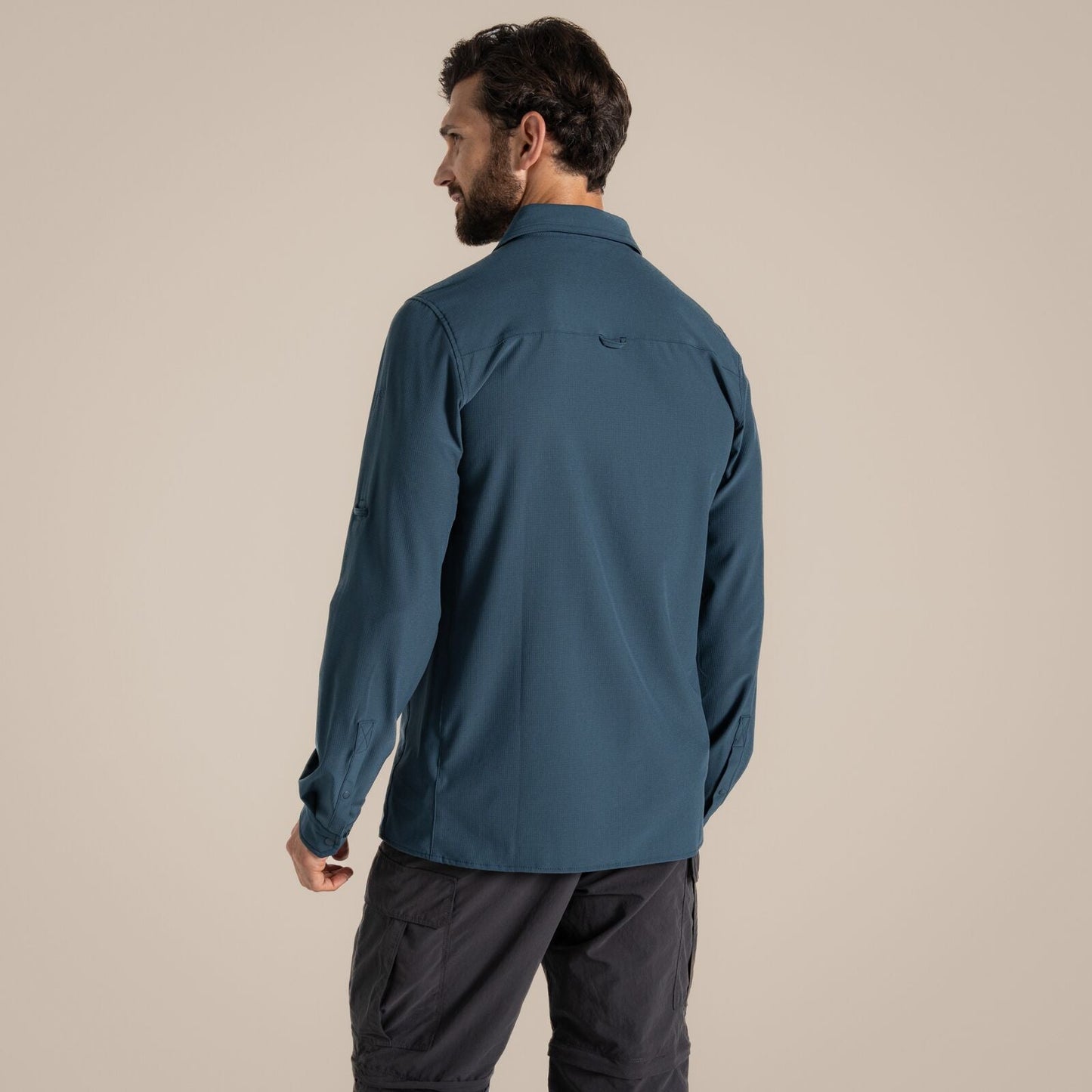 Craghoppers Mens NosiLife Pro V UPF Long Sleeve Shirt