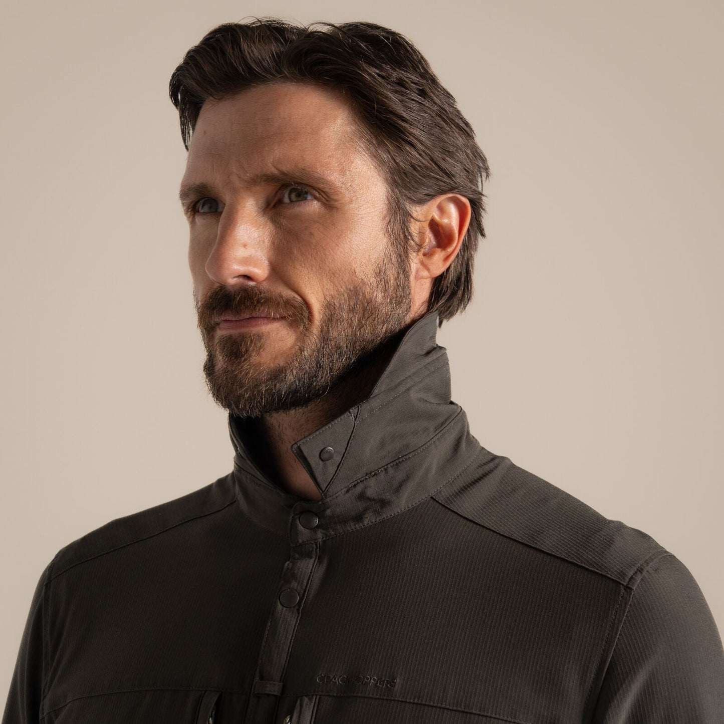 Craghoppers Mens NosiLife Pro V UPF Long Sleeve Shirt