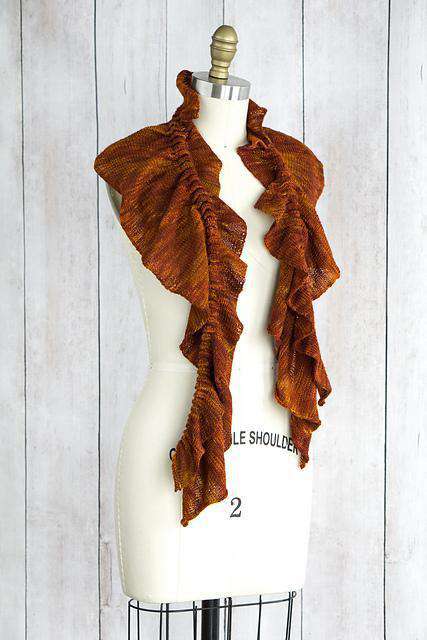 Oruga Scarf by Lisa R. Myers-Patterns-Manos del Uruguay-Alpaca Direct
