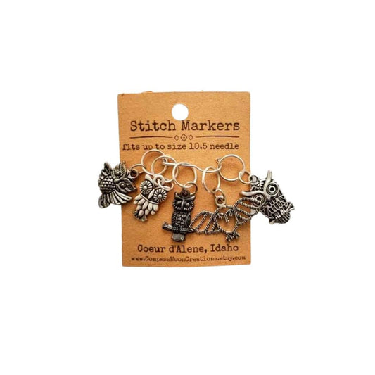 Owl Stitch Markers-Notions-Alpaca Direct-Alpaca Direct