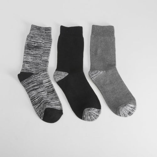 Pack de 3x calcetines largos jaspeado trabajo homb
