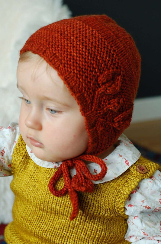Petites Feuilles Bonnet by Lisa Chemery-Patterns-Lisa Chemery-Alpaca Direct