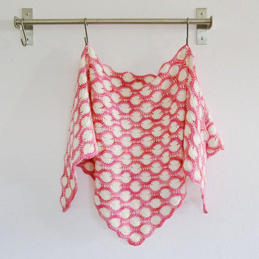 Pink Pirate Shawl by Lena Fedotova-Patterns-Lena Fedotova-Alpaca Direct