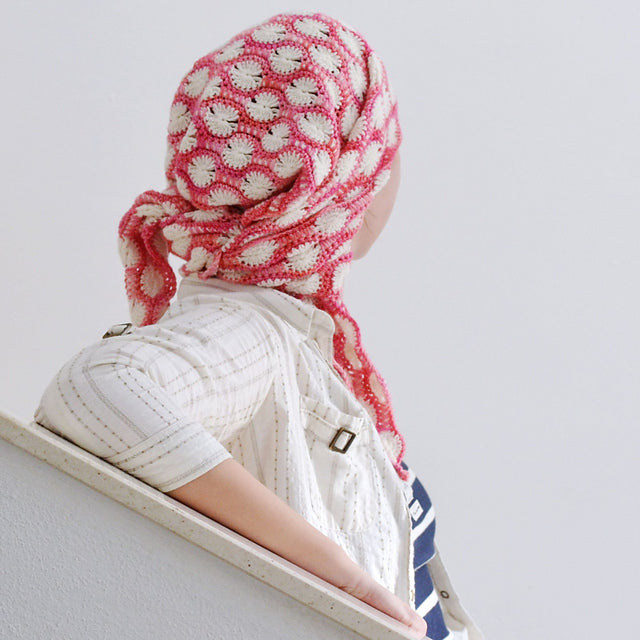 Pink Pirate Shawl by Lena Fedotova-Patterns-Lena Fedotova-Alpaca Direct