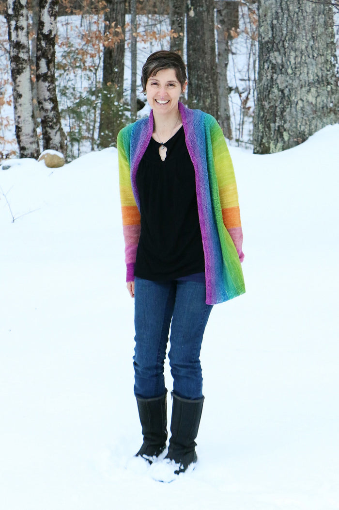 Rainbows in the Gorge by Sarah Keller-Patterns-Frabjous Fibers-Alpaca Direct