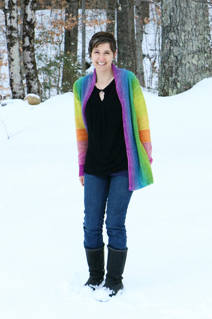 Rainbows in the Gorge by Sarah Keller-Patterns-Frabjous Fibers-Alpaca Direct