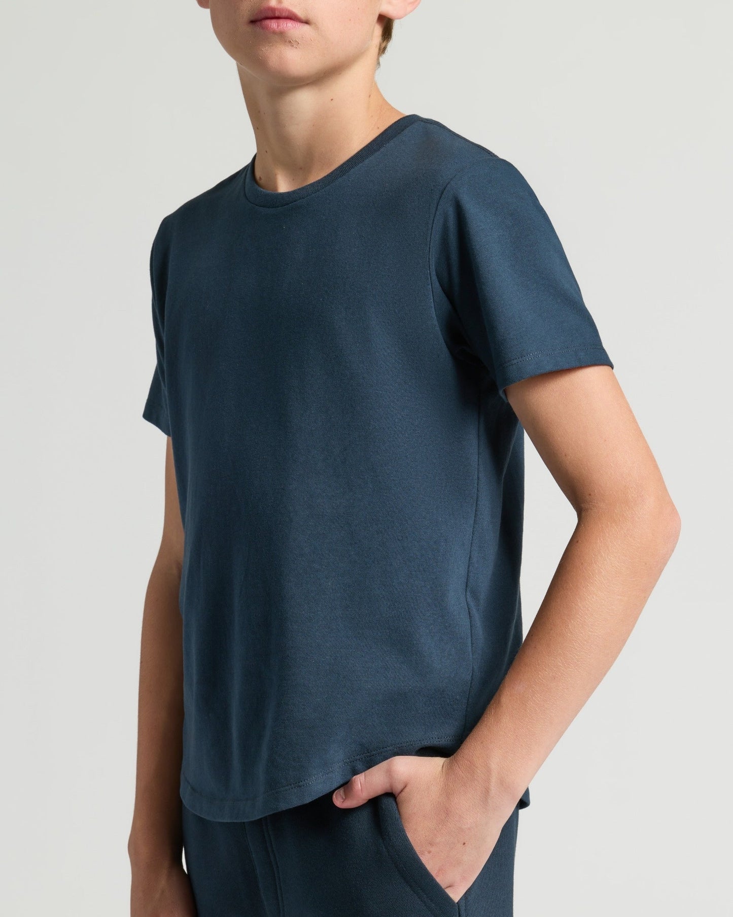 Boys' Classic Curved Hem Crew Neck 3-Pack