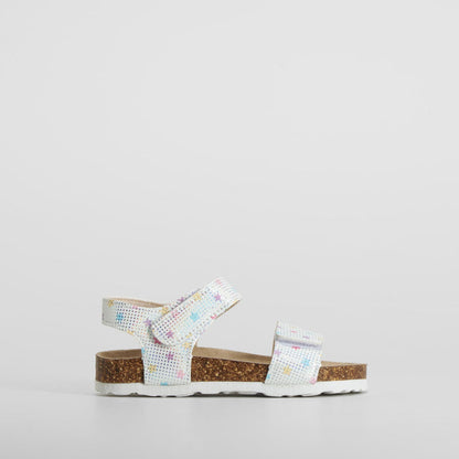 Sandalia bio estampado estrellas blanca OH GIRL!